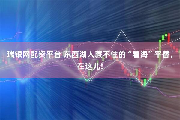 瑞银网配资平台 东西湖人藏不住的“看海”平替，在这儿!