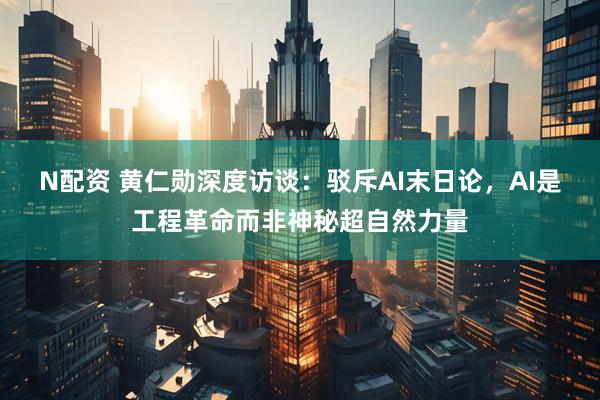 N配资 黄仁勋深度访谈:驳斥AI末日论,AI是工程革命而非神秘超自然力量